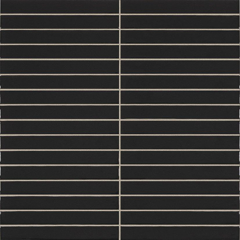 ÉCHANTILLON Terravito Girivo Carreau mural en céramique - 35x35cm - 9.2mm - Noir SW1408444