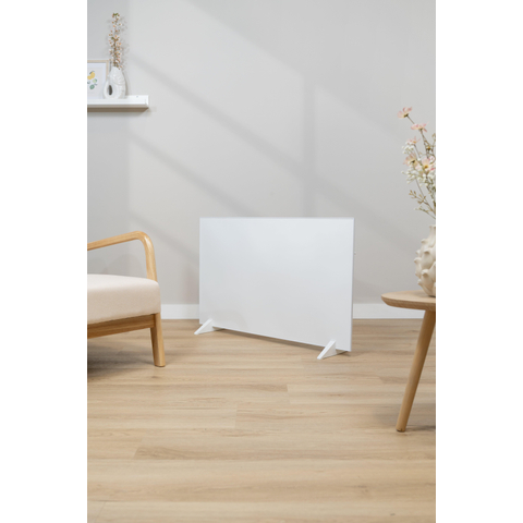 Eurom Mon Soleil Panneau infrarouge - 103,7x63,8cm - IP24 - 600 watts - wifi - sol/mur - Horizontal / Vertical - métal blanc mat SW999852