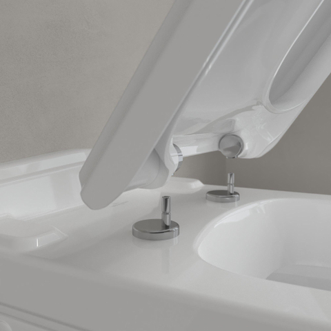 Villeroy & Boch Hommage wandcloset - 60cm - met spoelrand - diepspoel CeramicPlus - White Alpine (glans wit) GA38157