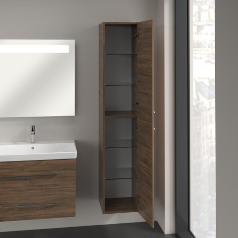 Villeroy & Boch Avento kast hoog - 35x176cm - 2 deur rechts - Arizona Oak (hout) SW479539