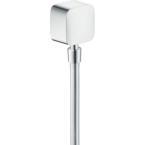 Hansgrohe PuraVida FixFit muuraansluitbocht - met terugslagklep en kogelgewricht - hoogglans chroom 0451107