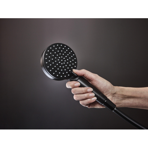 Hansgrohe Vernis Shape Showerpipe - 230 - 1jet - met douche - thermostaat - ecosmart - mat zwart SW651639