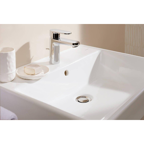 Hansgrohe Xanuia Q Wastafel/Fontein - 60x48cm - inbouw - 1 kraangat - met overloop - glans wit SW1165071