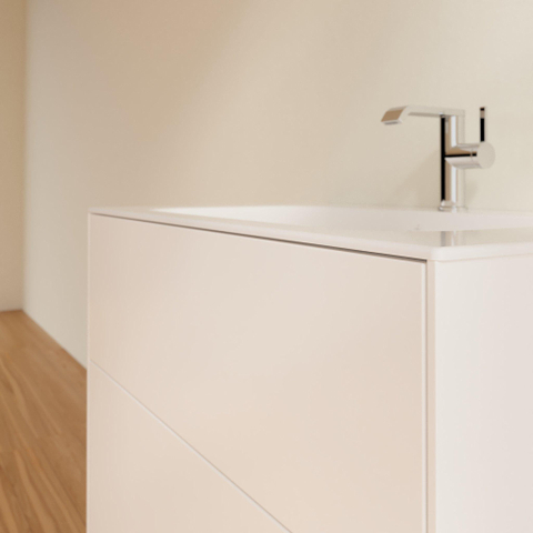 Villeroy & Boch finion wastafelonderkast - 79.6x59.1cm - 2 lades - mat wit SW479536