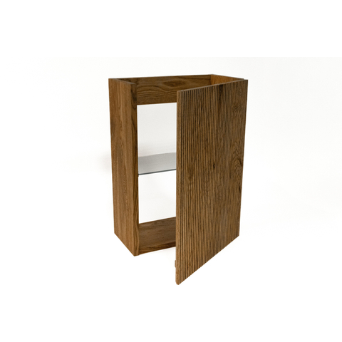 Saniclass Holz Atelier meuble sous-lavabo - 39.4x21.5x55cm - 1 porte - Walnut pure SW1420821