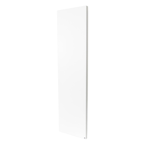 Plieger Perugia designradiator verticaal middenaansluiting 1806x456mm 802W mat wit met aansluitset en handdoekbeugel SHOWROOMMODEL SHOW26422