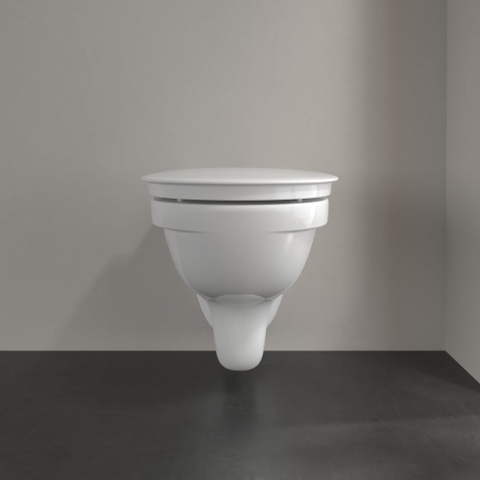 Villeroy & Boch Vicare O.novo Vita wandcloset verlengd - diepspoel DirectFlush - 36x70cm CeramicPlus - White Alpine (glans wit) 1025058