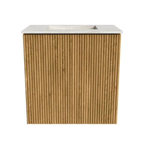 Mondiaz JOYA-DLUX 40cm toiletmeubel - kleur Oak - Wastafel FAYE positie Midden Zonder kraangat kleur Ostra. SW1422184