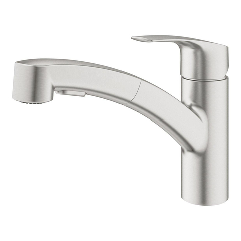 Grohe Eurosmart Keukenkraan - Brushed Supersteel (RVS) SW536471