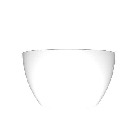 Arcqua Olivia Waskom - 22x22cm - rond - opbouw - mat wit SW1447189