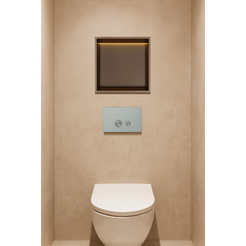 Hotbath &MORE Inbouwbox of inbouwnis - 30x30x10 - met LED - IP44 - tuscan bronze (brons) SW1246570