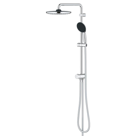 Grohe Vitalio Start 250 Flex Douchesysteem - met omstelkraan - wandmontage - hoofddouche 2 straalsoorten - handdouche 2 straalsoorten - chroom SW1028077