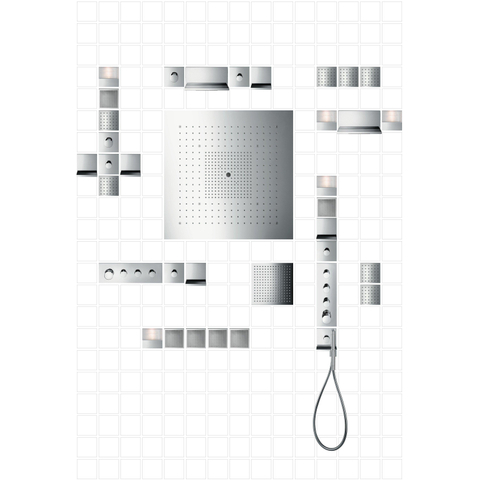 Hansgrohe AXOR Starck planchetmodule kort chroom 0450748