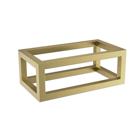 Wiesbaden Nick Frame - voor fontein - 39.5x15x21.5cm - PVD - geborsteld messing (goud) SW1210944