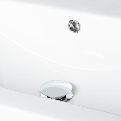 Saniclass Bari lavabo pour meuble 80x3.5x46.5cm 1 lavabo 1 trou Céramique Blanc SW24927