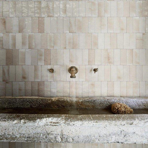 ÉCHANTILLON Ceralto Alvera Decor Carreau mural 7.5x20cm 10mm beige SW914178