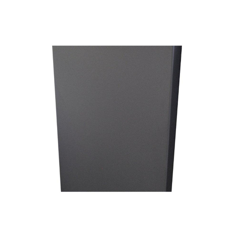 Sanicare Denso radiator - 40x180cm - elektrisch - 948 watt - links - thermostaat chroom - mat zwart SW1000727