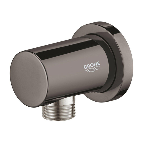 GROHE Rainshower Coude mural rosace ronde Hard graphite brillant (anthracite) SW98900