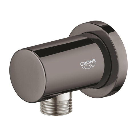 Grohe Rainshower Wandaansluitbocht - ronde rozet - hard graphite (antraciet) SW98900