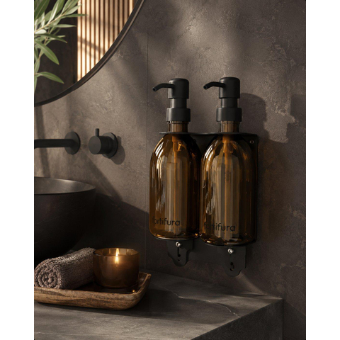 Fugaflow Efficiente Acces support de distributeur de savon - matériel de fixation - noir mat SW1581013