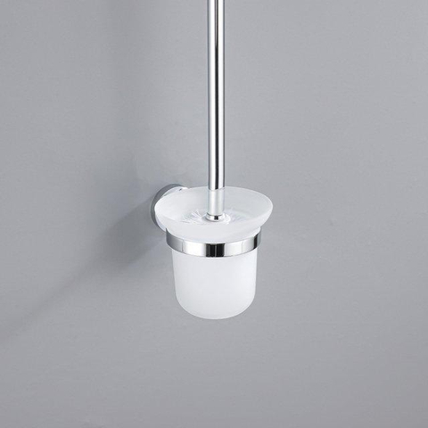 Fortifura Calvi Pack WC - porte-rouleau - brosse de toilette - crochet à serviette - chrome SW1390008