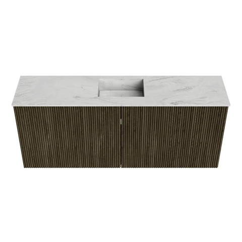 Mondiaz JOYA-DLUX 100cm toiletmeubel - kleur Shadow - Wastafel FAYE positie Midden Zonder kraangat kleur Opalo. SW1422922