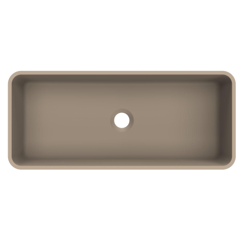 Arcqua Case waskom - rechthoek - 60x26cm - mat truffel SW1209095