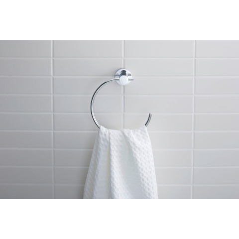 Duravit D-code Handdoekring - hoogglans chroom 0315316