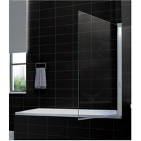 Wiesbaden Palmo Badwand draaibaar - 80x150cm - 6mm - nano helder glas - chroom SW10430
