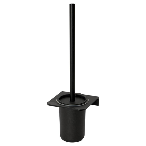 Haceka Redefine Porte-balai de WC aluminium Noir mat SW810811