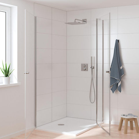 Grohe QuickFix Precision Thermostat Perfect Inbouw Douchesysteem - Vitalio Rain Mono 310 Cube hoofddouche - chroom SW1120181