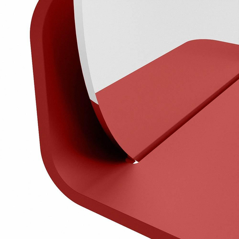 Mondiaz SPOT miroir – Ø 30 cm – avec tablette – Fire (rouge) SW1235521