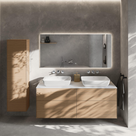 Villeroy & Boch Artis vasque à poser - rectangulaire 58x38x12.5cm - Ceramic+ stone white SW209530