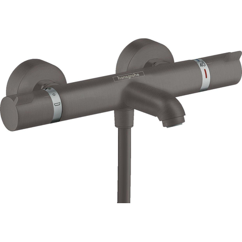 Hansgrohe Ecostat Comfort bad - thermostaat Comfort - opbouw - geborsteld zwart chroom SW295822
