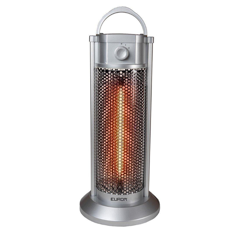 Eurom Chauffage de terrasse Under table heater 900 watt 10 m2 Gris SW539145