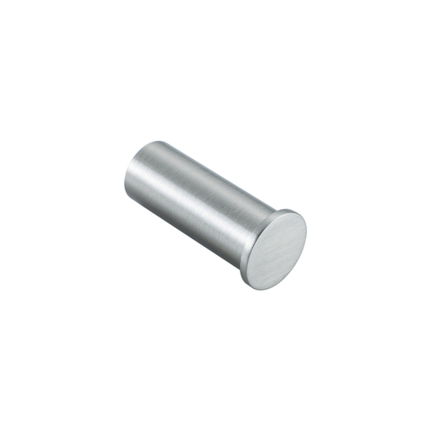 Fortifura Calvi Pack WC 3 pièces - porte-rouleau sans couvercle - brosse de toilette - crochet à serviette simple rond - Inox brossé PVD SW1248425