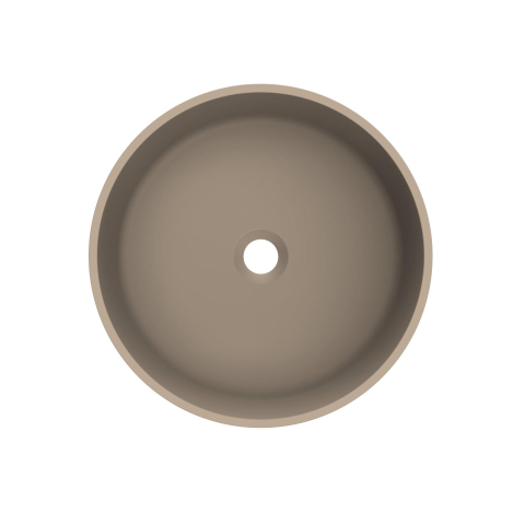 Arcqua Case waskom - rond - 40cm - mat truffel SW1209106