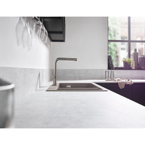 Hansgrohe Talis m54 - 1 greeps keukenmkr - 270 met uittrekbare uitloop - rvs look SW528891