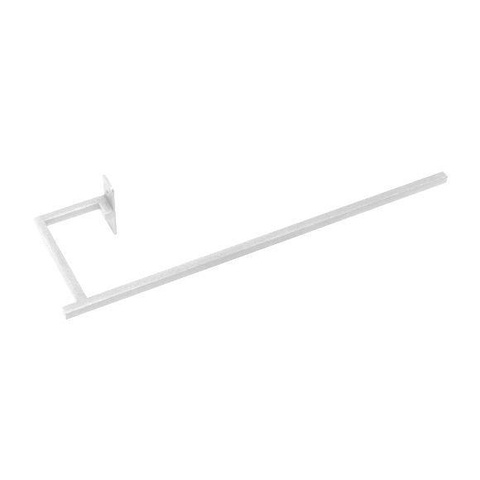 Vasco Niva S handdoekbeugel long tbv Niva S wit structuur OUTLETSTORE STORE44816