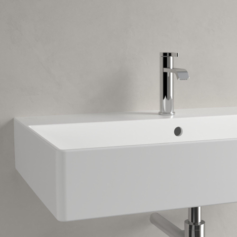 Villeroy & Boch Memento 2.0 lavabo - dessous meulé 80x47cm - avec trop-plein 1 trou de robinet CeramicPlus SW336054