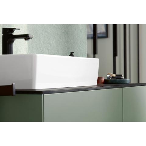 Villeroy & Boch memento 2.0 wastafel onderzijde - geslepen - 60x42cm - zonder overloop - 1 kraangat CeramicPlus - White Alpine (glans wit) SW358436