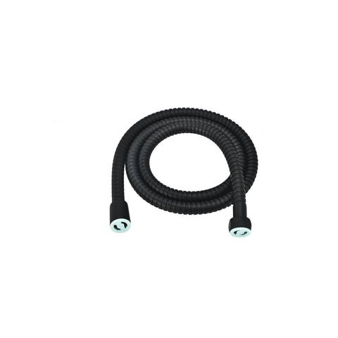 Fortifura Calvi ensemble de douche pluie encastré – douche de tête Ø 25 cm – bras mural courbé 35 cm – boutons lisses – noir mat SW1233155