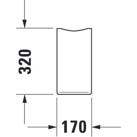 Duravit Starck 3 Philippe Starck - 3 Sifonkap - wit 0312770