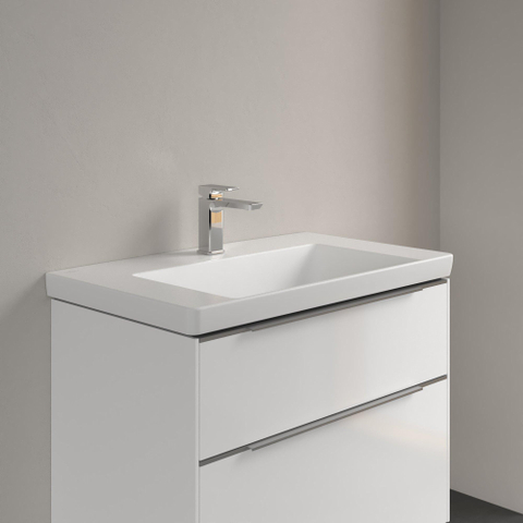Villeroy & Boch Subway 3.0 Lavabo-meuble - 800 x 470 x 165 stone white mat (blanc) CeramicPlus - sans trop-plein SW702139