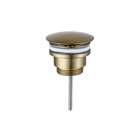 FugaFlow Eccelente Pietra ensemble lavabo - 38x24x8cm - 1 trou de robinet - marbre - robinet de lavabo en laiton brossé - blanc SW1469177