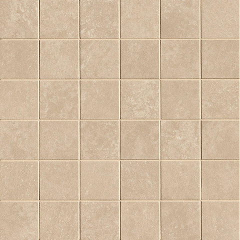 Terravito Elzino Mozaïektegel - 30x30cm - 9mm - Beige mat SW1119921