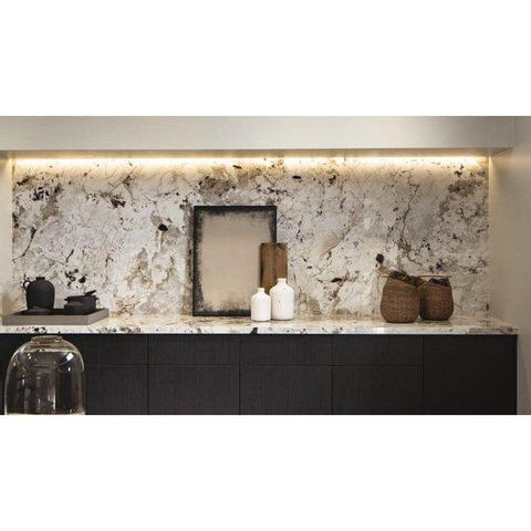 ÉCHANTILLON Ceralto Alabro Vein carrelage sol et mur 60X120cm rectifié Tundra Brillant SW915205