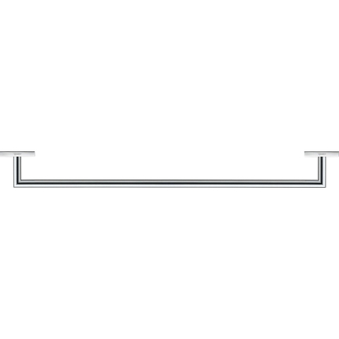 Duravit Karree Handdoekhouder - 70x668x35mm - hoogglans chroom SW55124