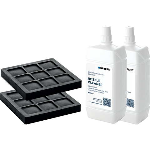 Geberit AquaClean 8000 plus set koolstoffilter+aquaclean douchearmreiniger 2st 0730337