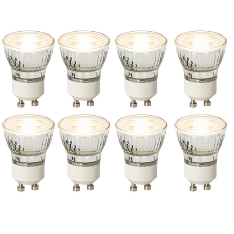 Luedd Lampe LED - set de 8 - GU10 - 4W - 2700K - 200LM - dimmable SW1211340